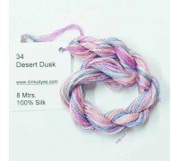 Шёлковое мулине Dinky-Dyes S-034 Desert Dusk